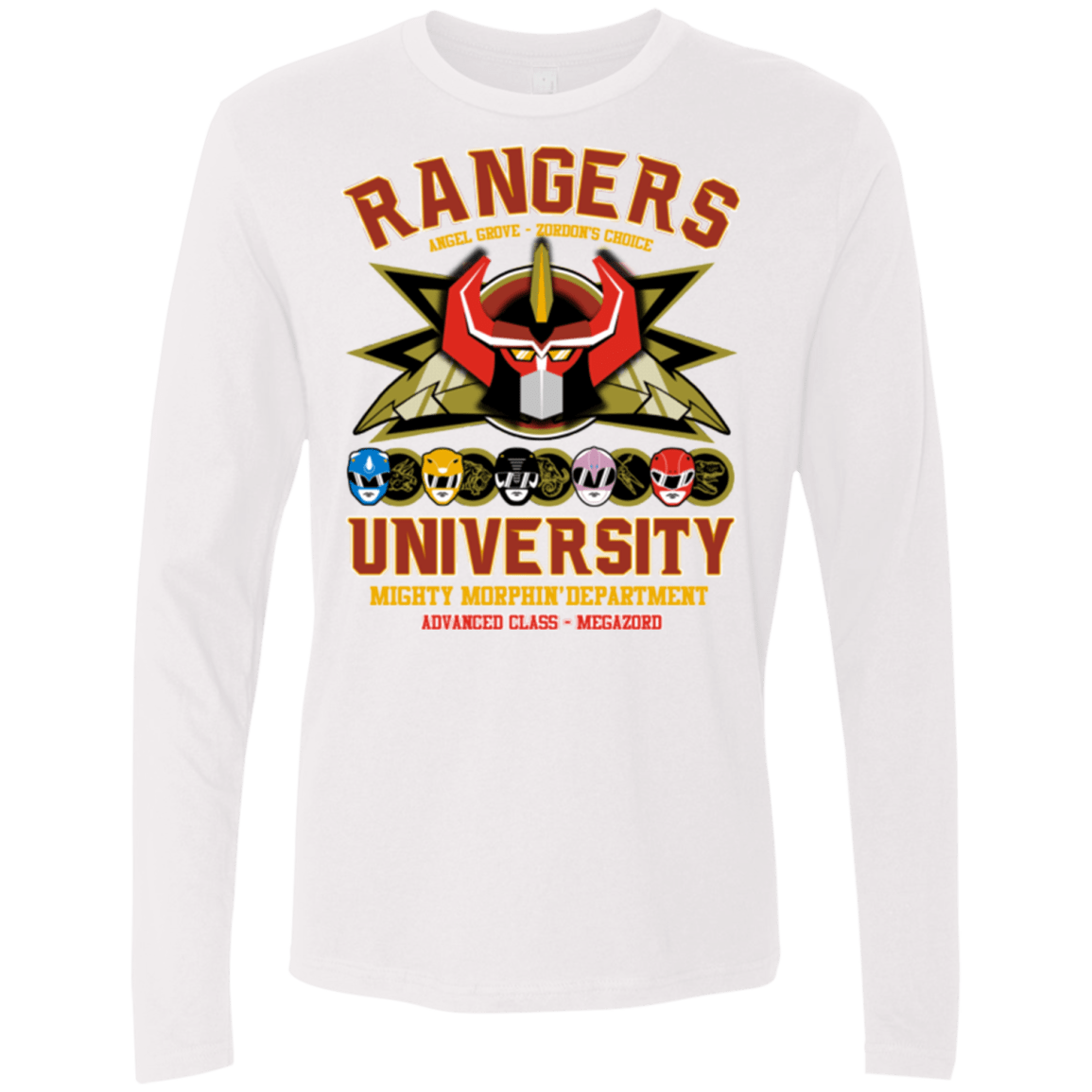 T-Shirts White / Small RANGERS U Ultimate Men's Premium Long Sleeve