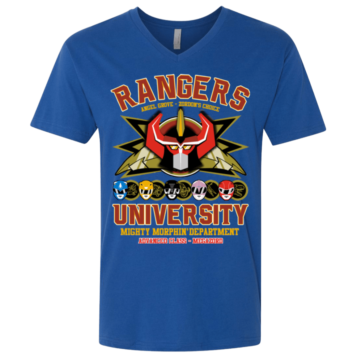 T-Shirts Royal / X-Small RANGERS U Ultimate Men's Premium V-Neck