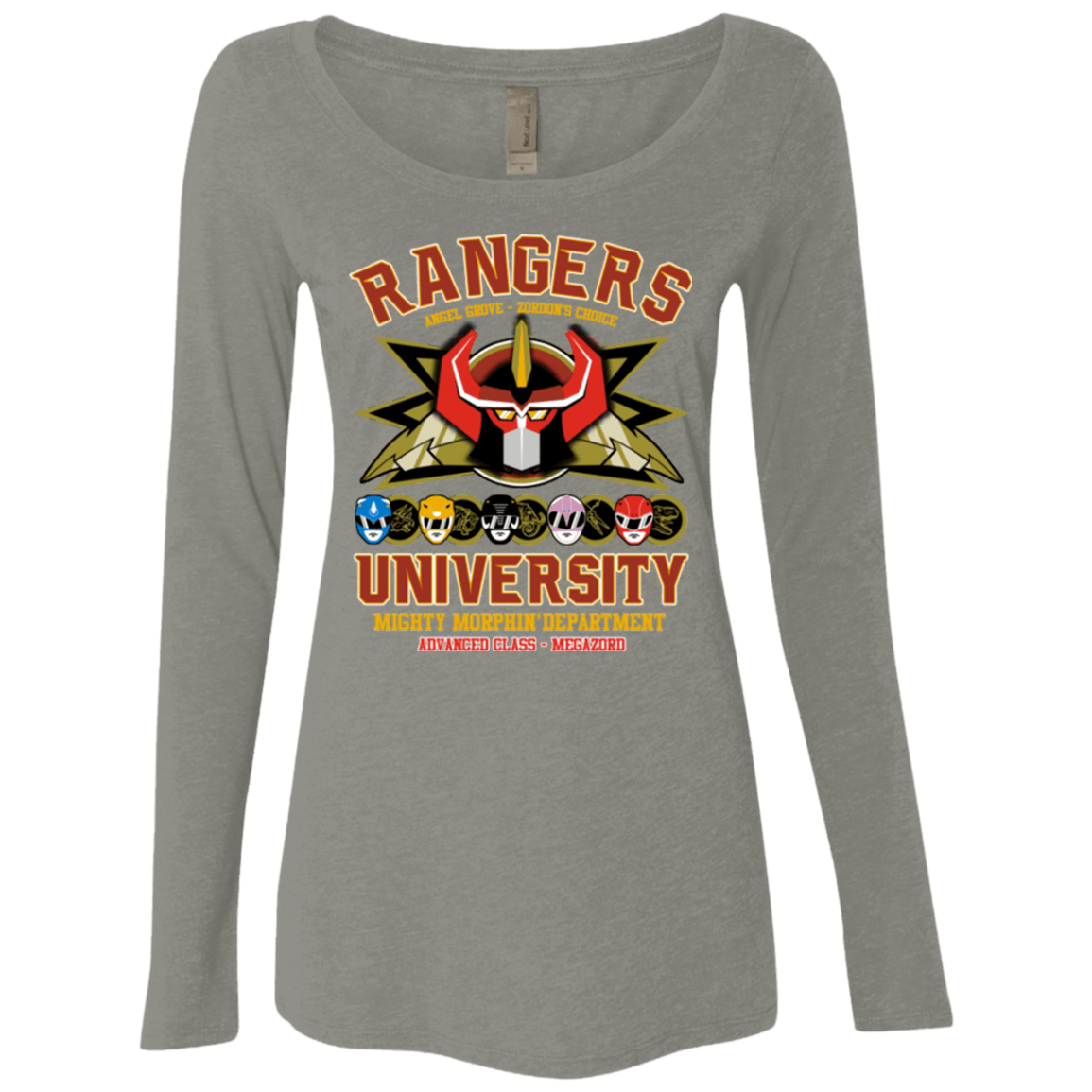 T-Shirts Venetian Grey / Small RANGERS U Ultimate Women's Triblend Long Sleeve Shirt
