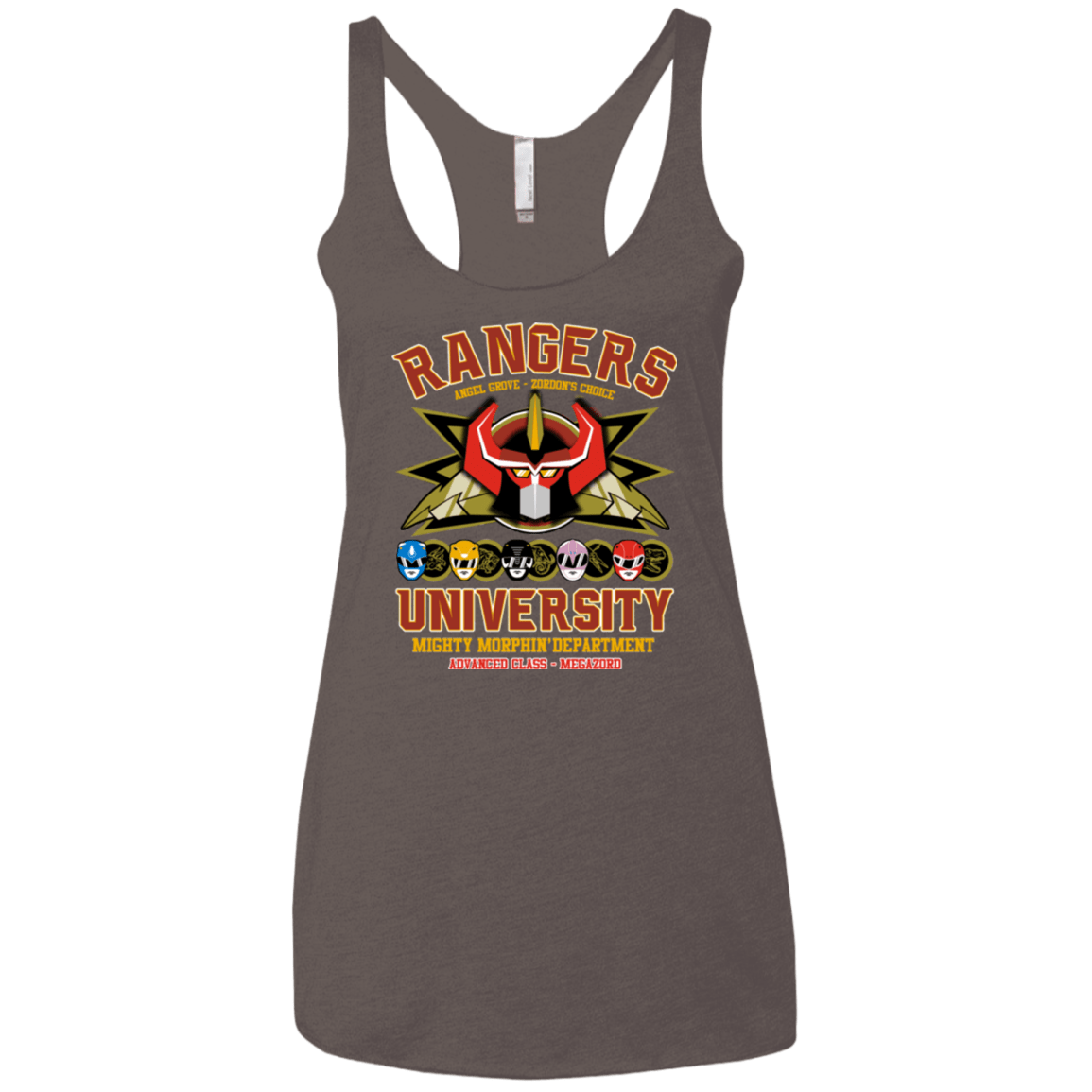 T-Shirts Macchiato / X-Small RANGERS U Ultimate Women's Triblend Racerback Tank