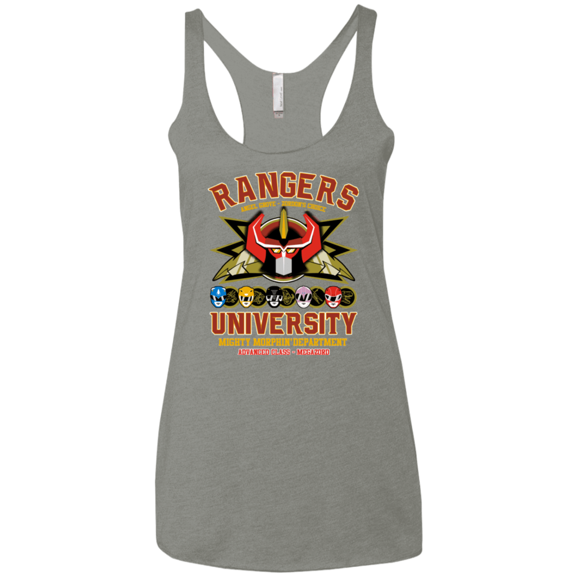T-Shirts Venetian Grey / X-Small RANGERS U Ultimate Women's Triblend Racerback Tank