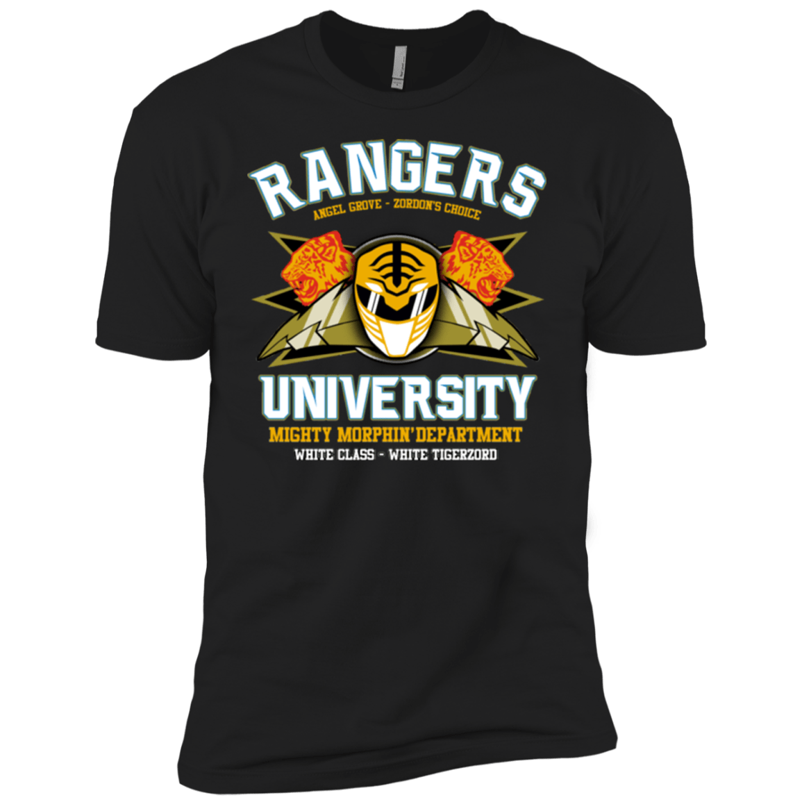T-Shirts Black / YXS Rangers U White Ranger Boys Premium T-Shirt