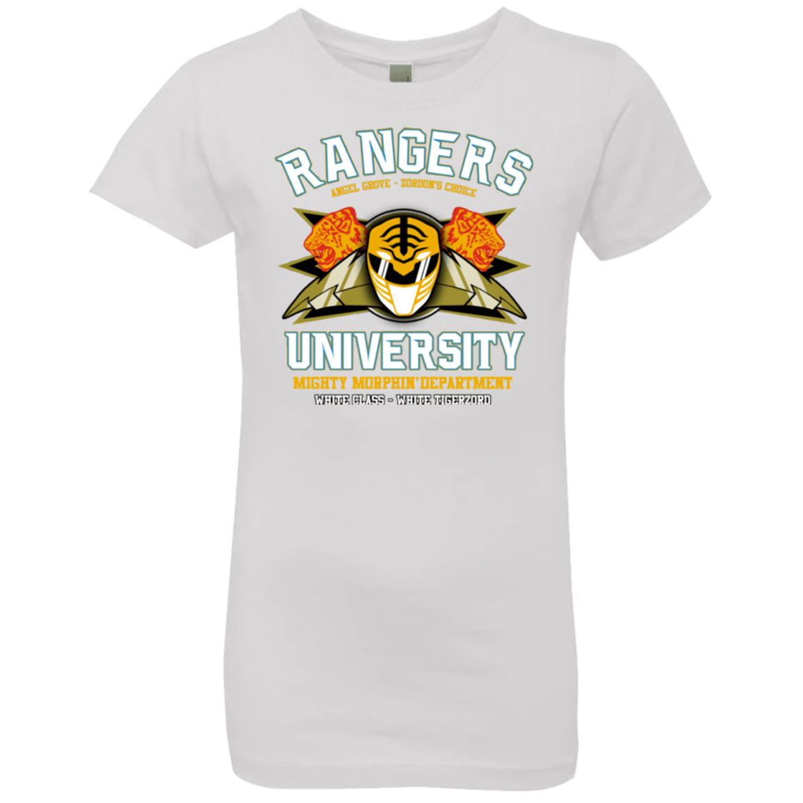 T-Shirts White / YXS Rangers U White Ranger Girls Premium T-Shirt