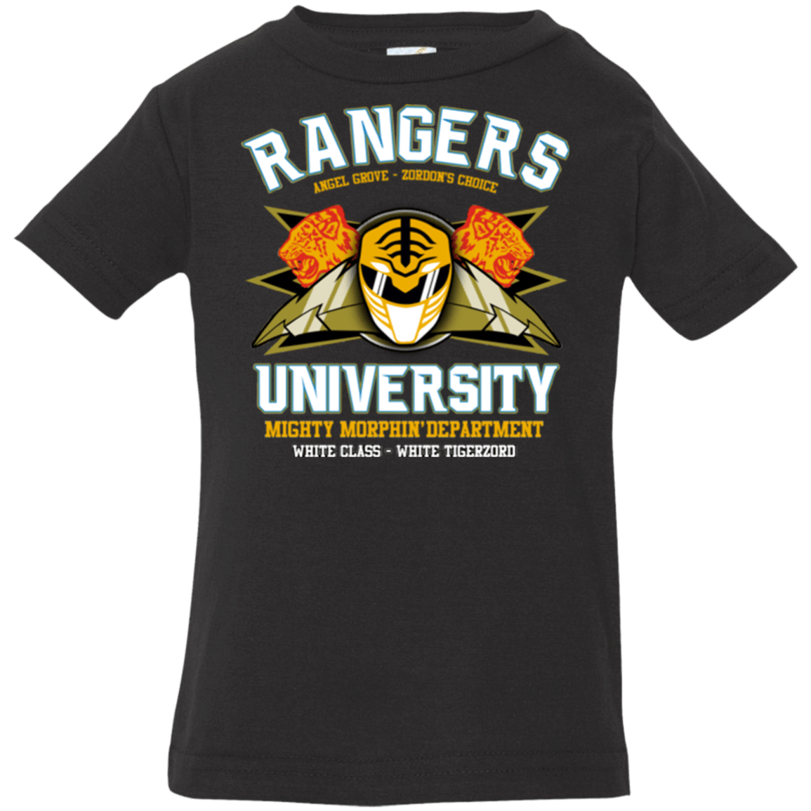 T-Shirts Black / 6 Months Rangers U White Ranger Infant PremiumT-Shirt
