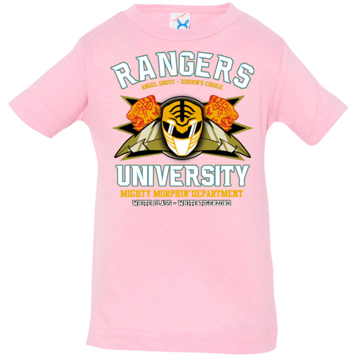 T-Shirts Pink / 6 Months Rangers U White Ranger Infant PremiumT-Shirt
