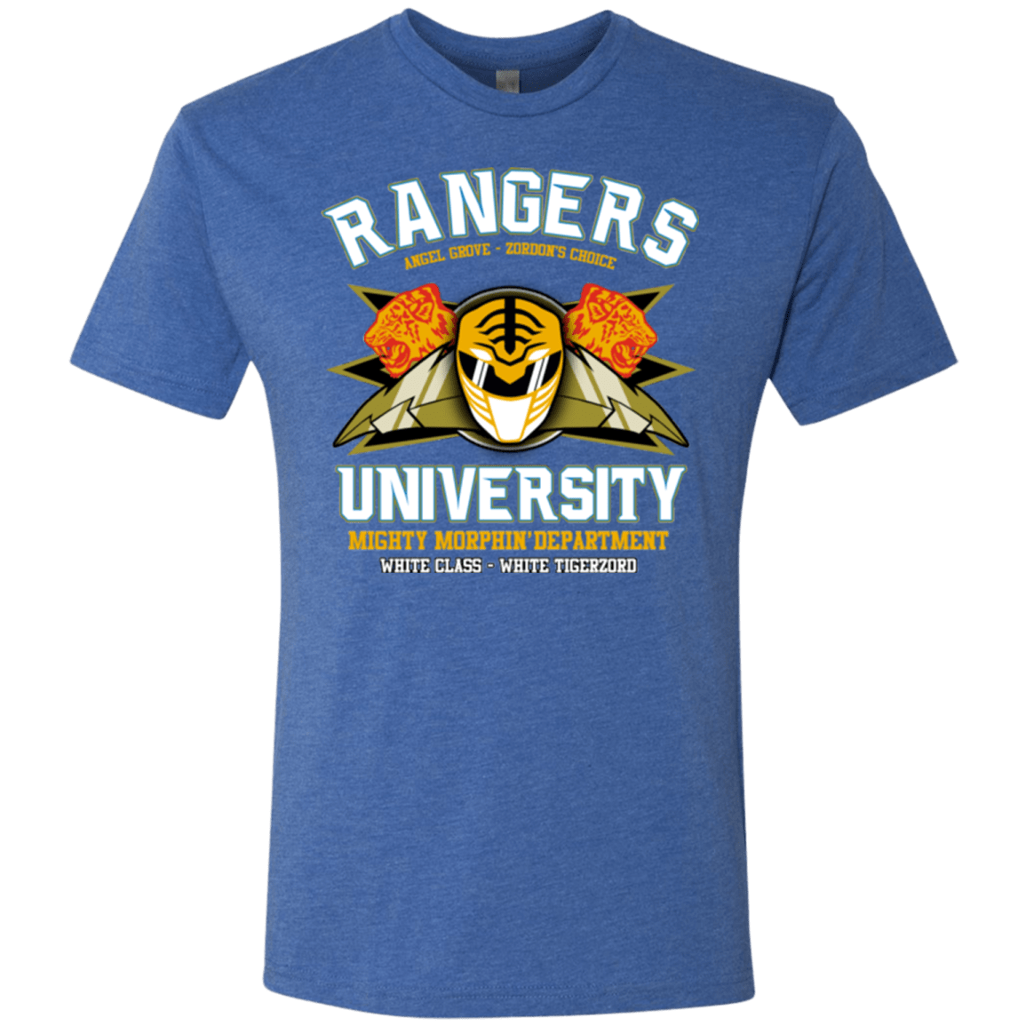T-Shirts Vintage Royal / Small Rangers U White Ranger Men's Triblend T-Shirt