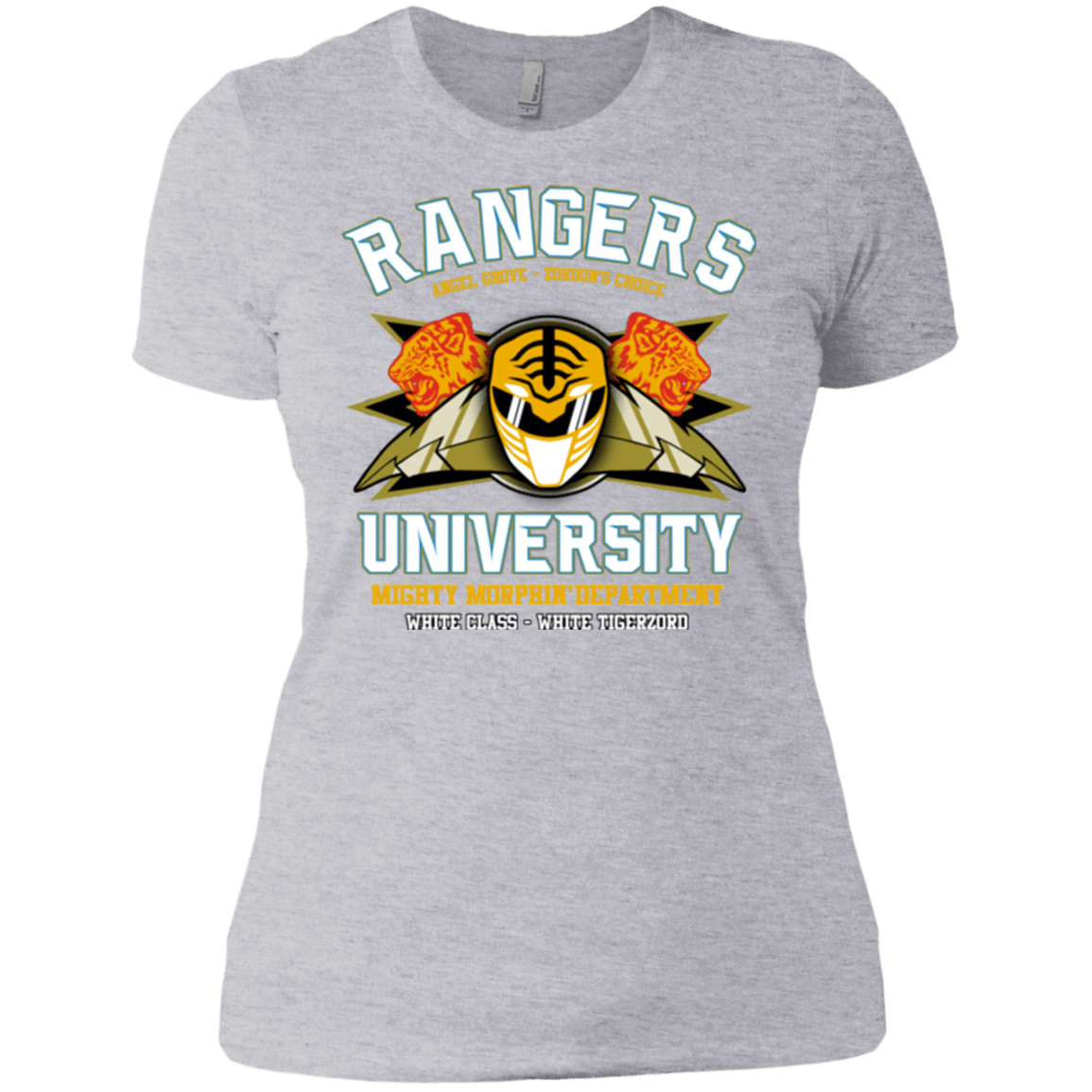 T-Shirts Heather Grey / X-Small Rangers U White Ranger Women's Premium T-Shirt