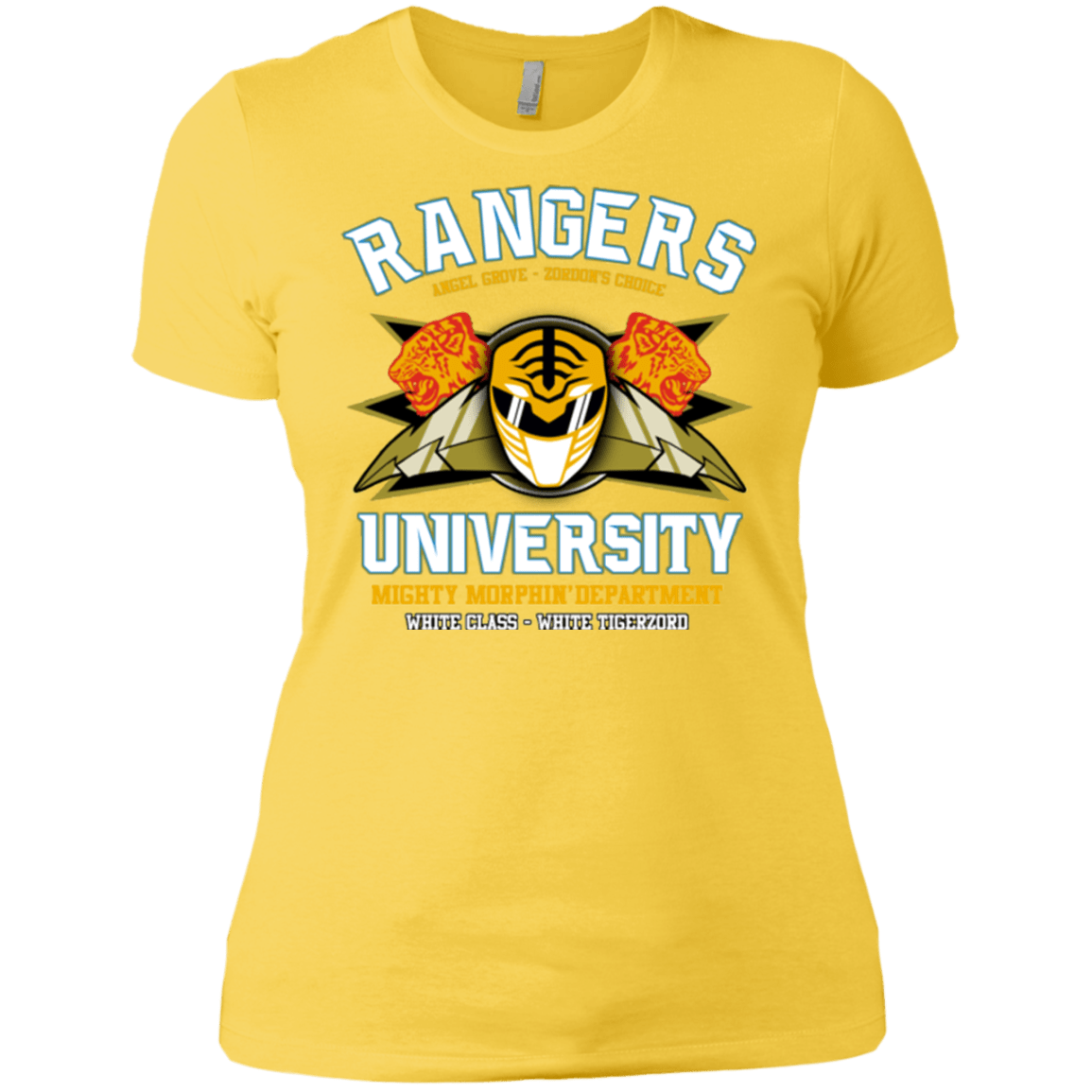 T-Shirts Vibrant Yellow / X-Small Rangers U White Ranger Women's Premium T-Shirt