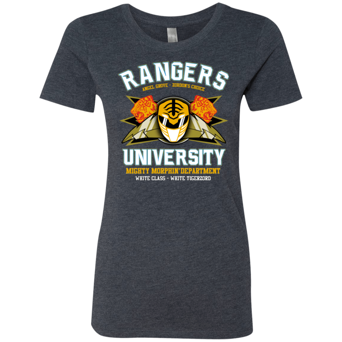 T-Shirts Vintage Navy / Small Rangers U White Ranger Women's Triblend T-Shirt