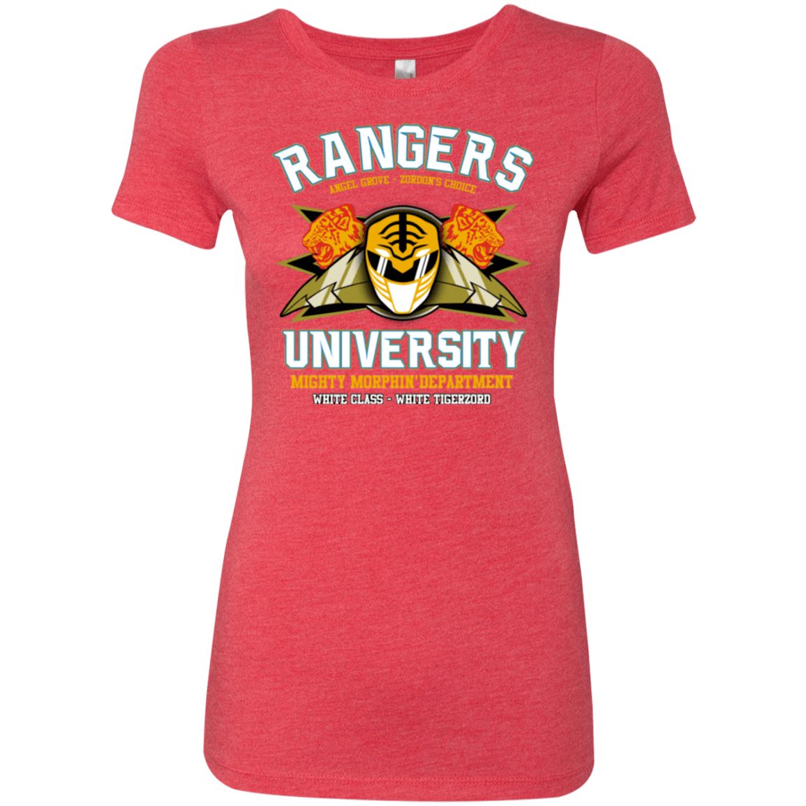 T-Shirts Vintage Red / Small Rangers U White Ranger Women's Triblend T-Shirt