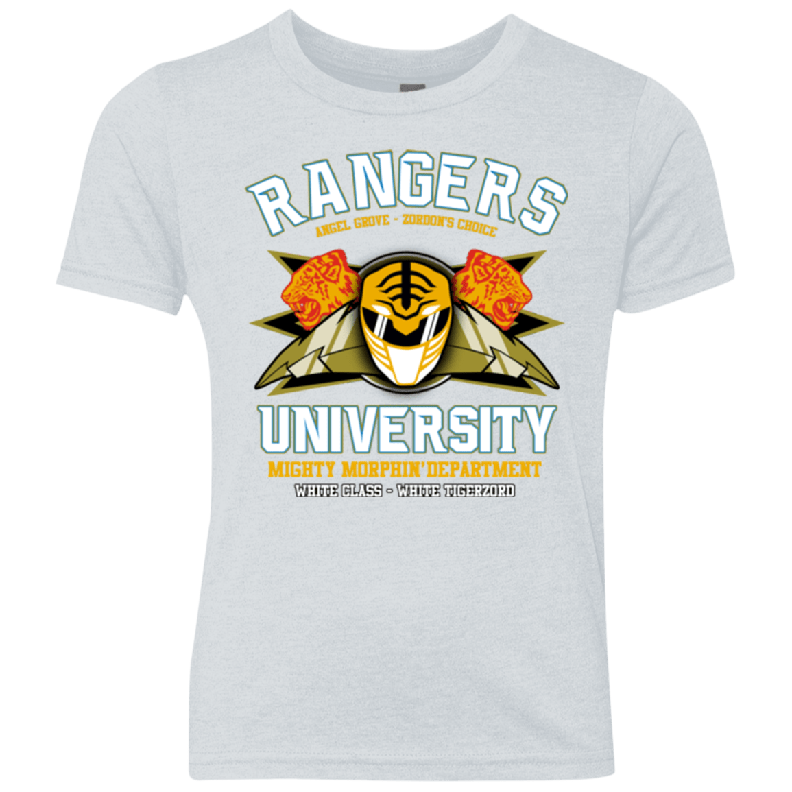 Rangers U White Ranger Youth Triblend T-Shirt