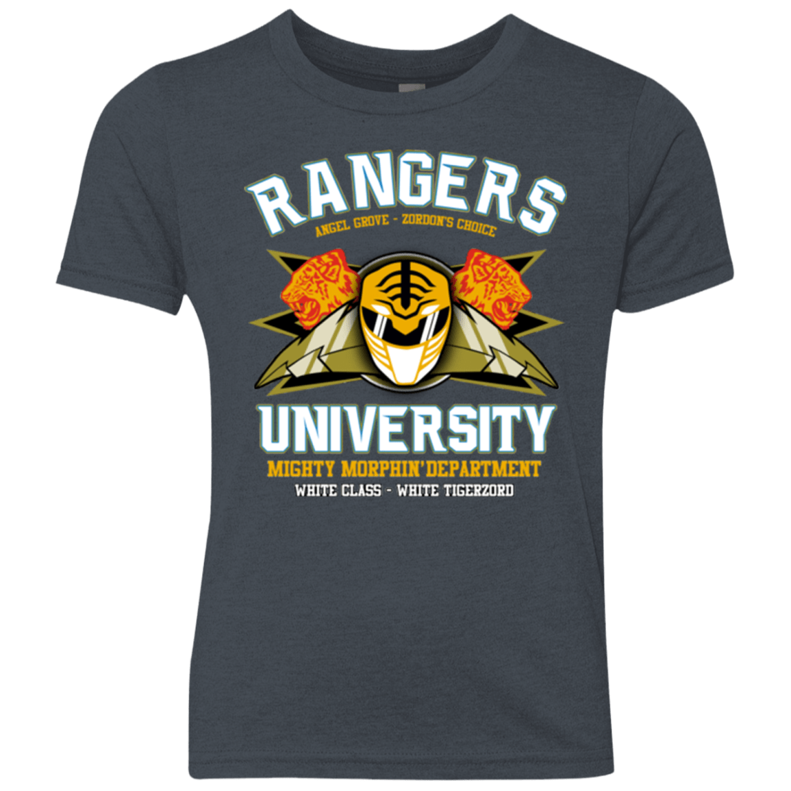 Rangers U White Ranger Youth Triblend T-Shirt