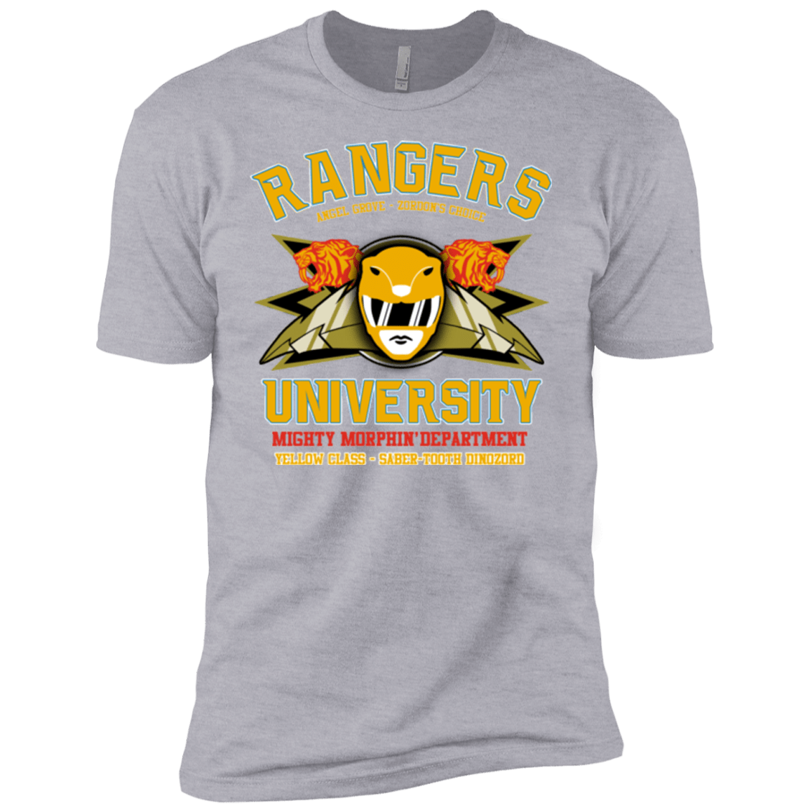 T-Shirts Heather Grey / YXS Rangers U Yellow Ranger Boys Premium T-Shirt