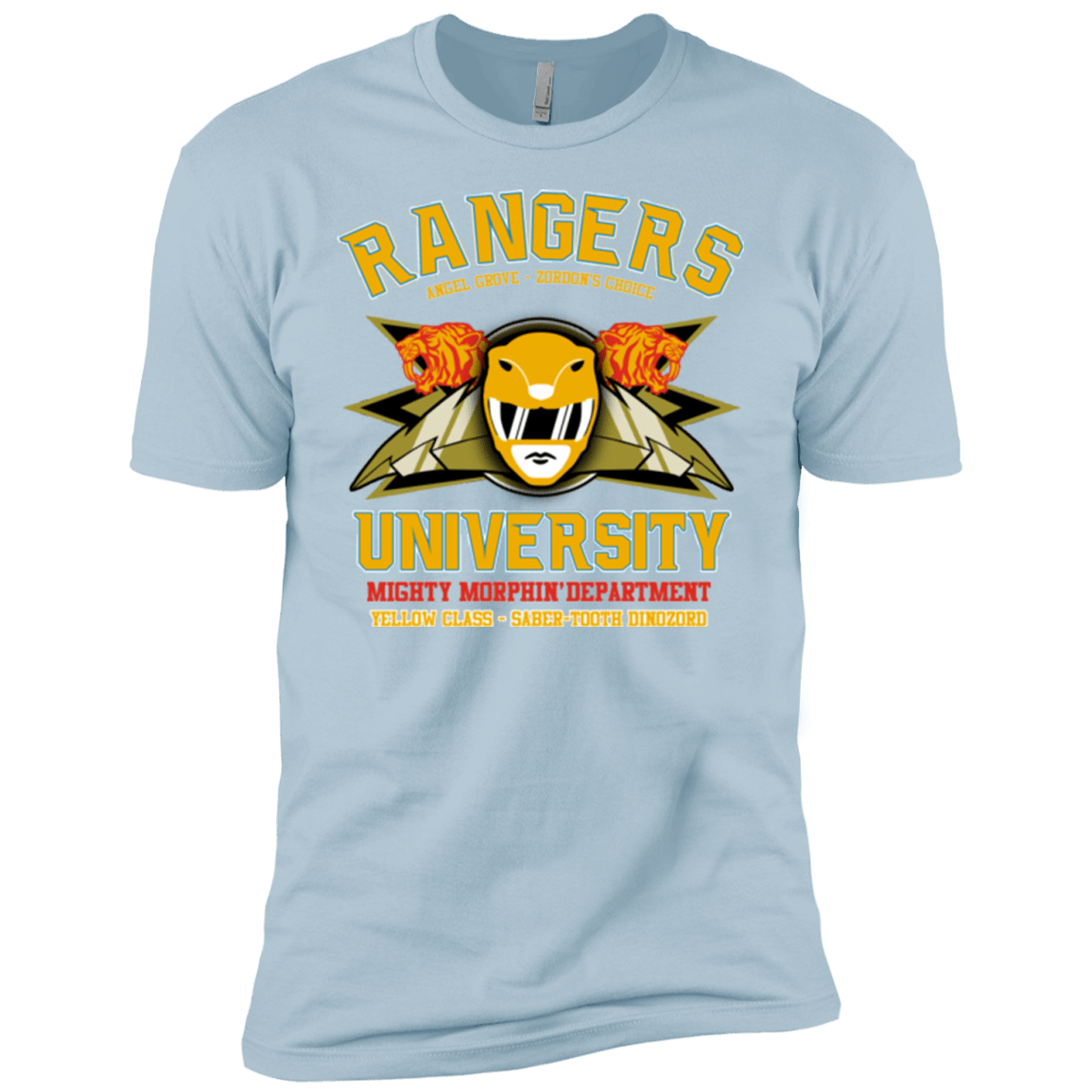 T-Shirts Light Blue / YXS Rangers U Yellow Ranger Boys Premium T-Shirt