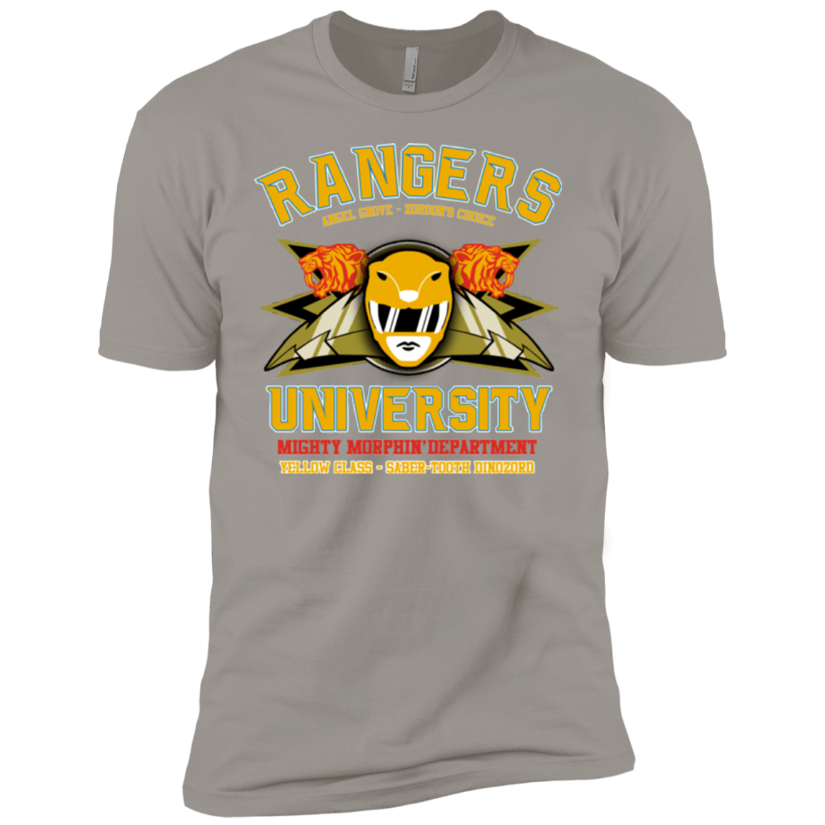 T-Shirts Light Grey / YXS Rangers U Yellow Ranger Boys Premium T-Shirt