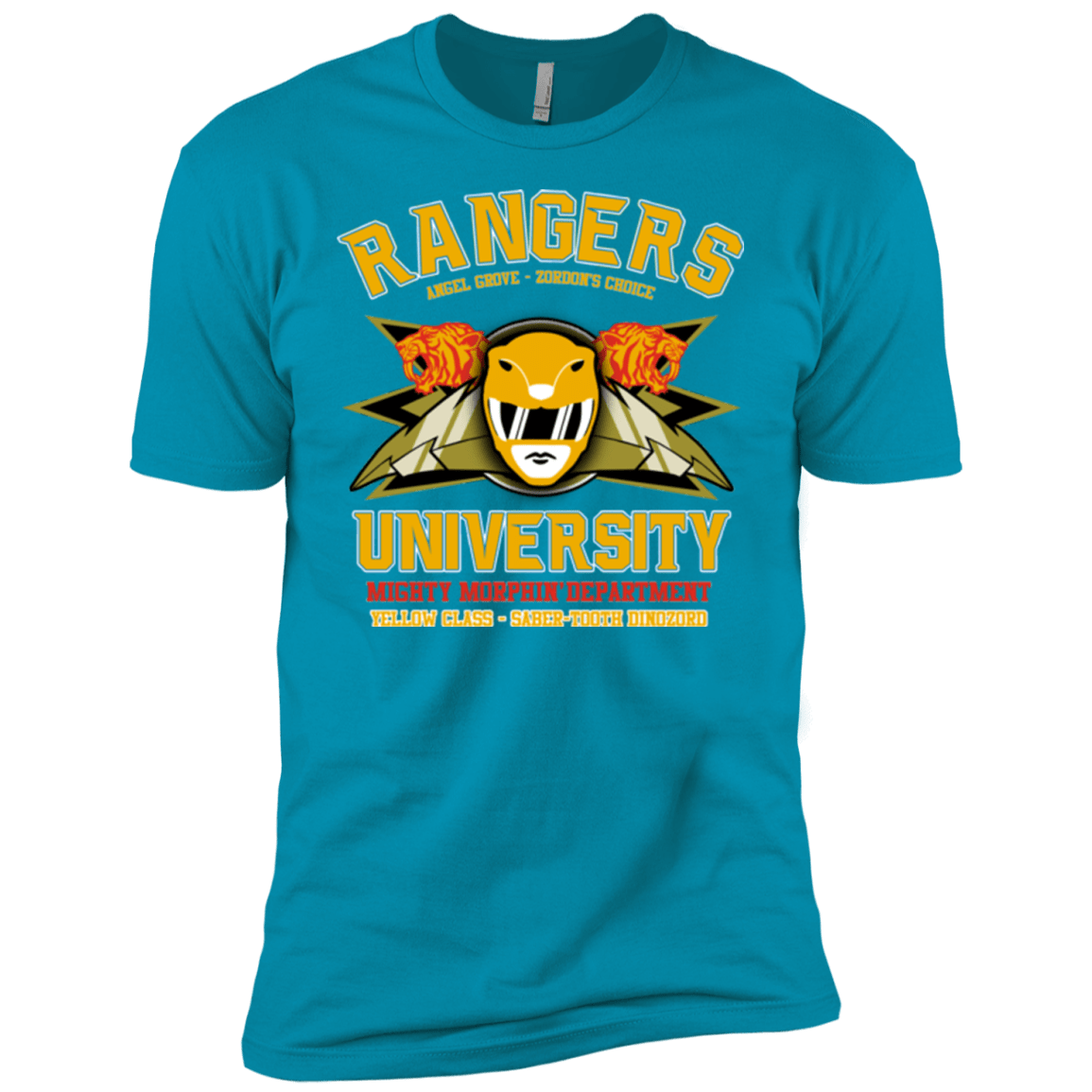 T-Shirts Turquoise / YXS Rangers U Yellow Ranger Boys Premium T-Shirt
