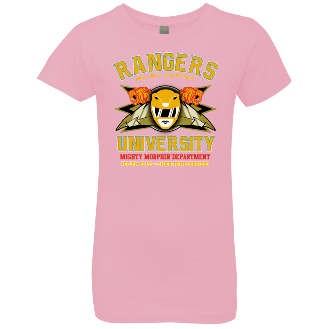 T-Shirts Light Pink / YXS Rangers U Yellow Ranger Girls Premium T-Shirt