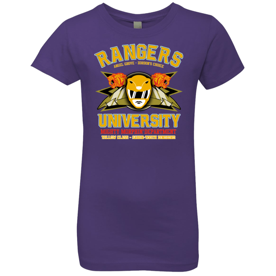 T-Shirts Purple Rush / YXS Rangers U Yellow Ranger Girls Premium T-Shirt