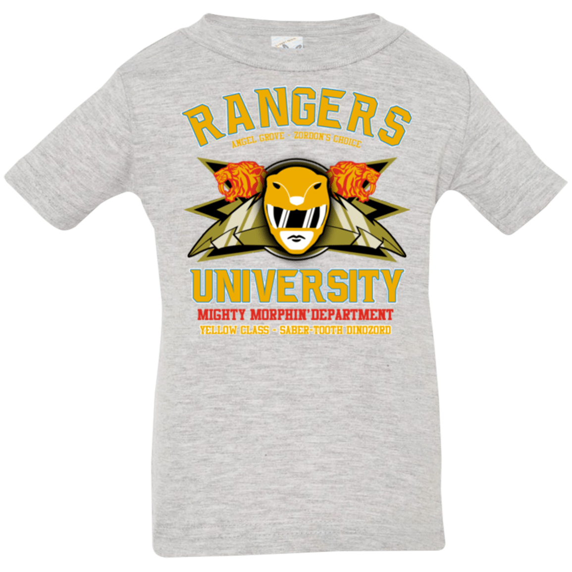 T-Shirts Heather / 6 Months Rangers U Yellow Ranger Infant PremiumT-Shirt