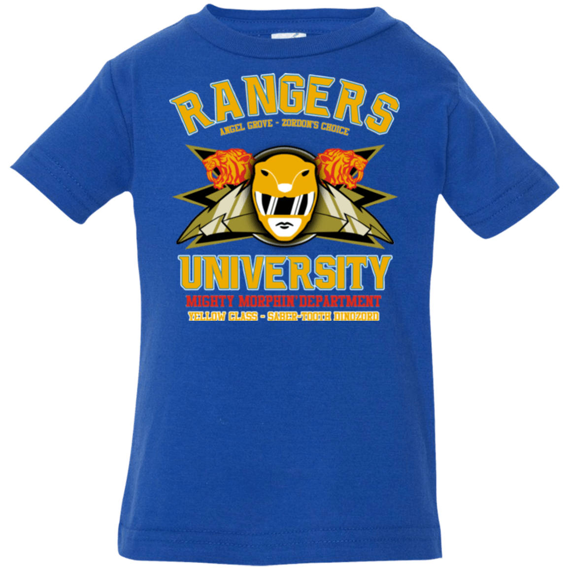 T-Shirts Royal / 6 Months Rangers U Yellow Ranger Infant PremiumT-Shirt
