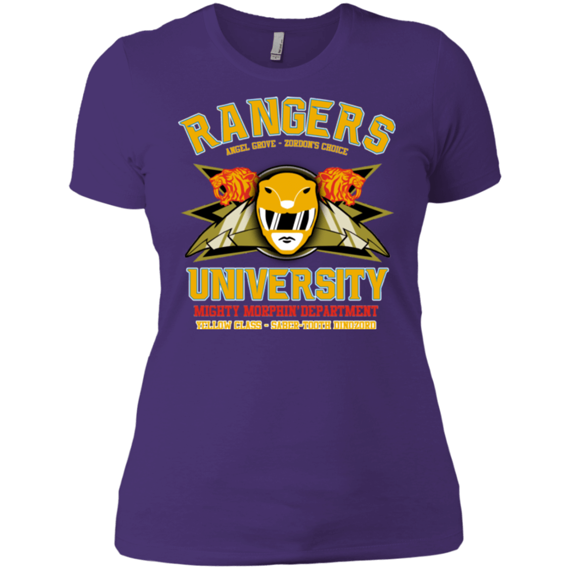 T-Shirts Purple / X-Small Rangers U Yellow Ranger Women's Premium T-Shirt