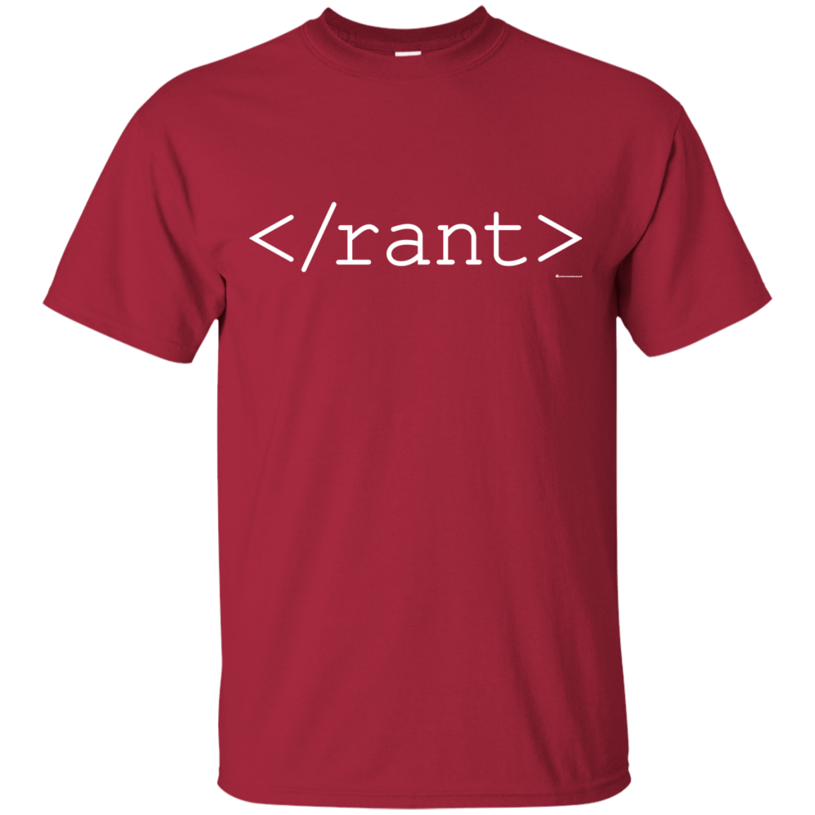 T-Shirts Cardinal / Small Rant T-Shirt