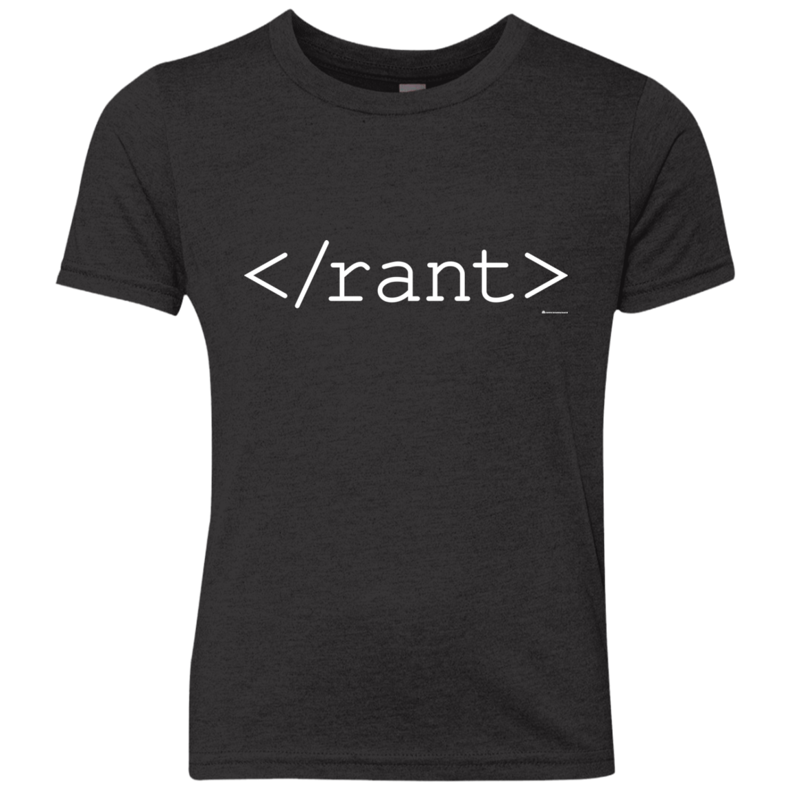 T-Shirts Vintage Black / YXS Rant Youth Triblend T-Shirt