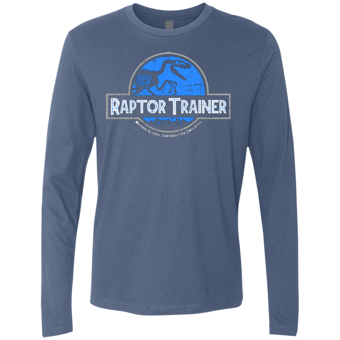 T-Shirts Indigo / Small Raptor Trainer Men's Premium Long Sleeve