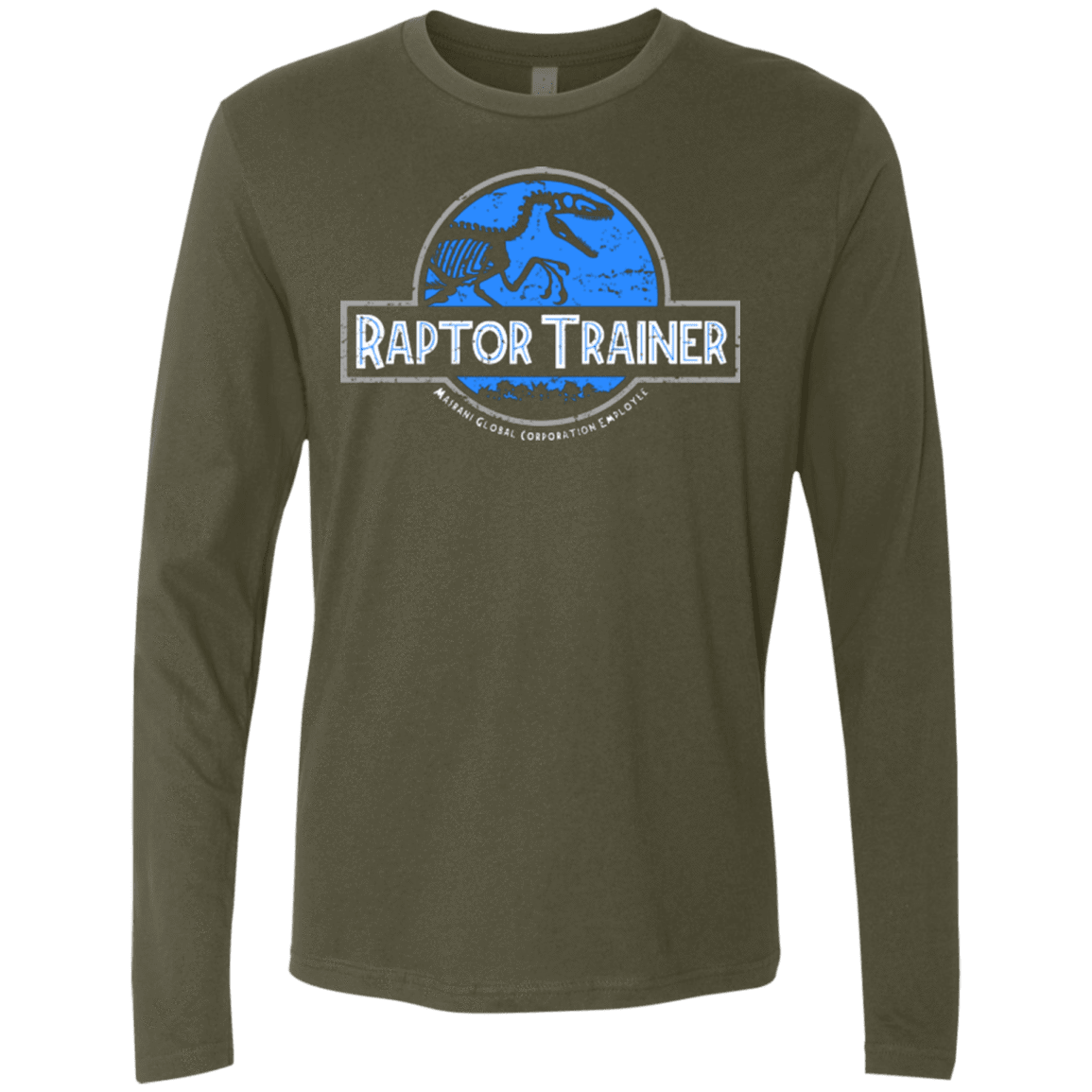 T-Shirts Military Green / Small Raptor Trainer Men's Premium Long Sleeve