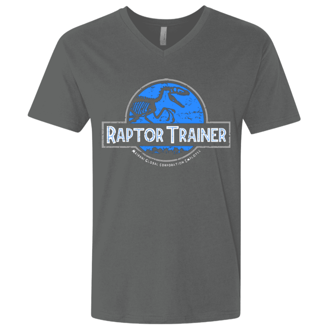T-Shirts Heavy Metal / X-Small Raptor Trainer Men's Premium V-Neck