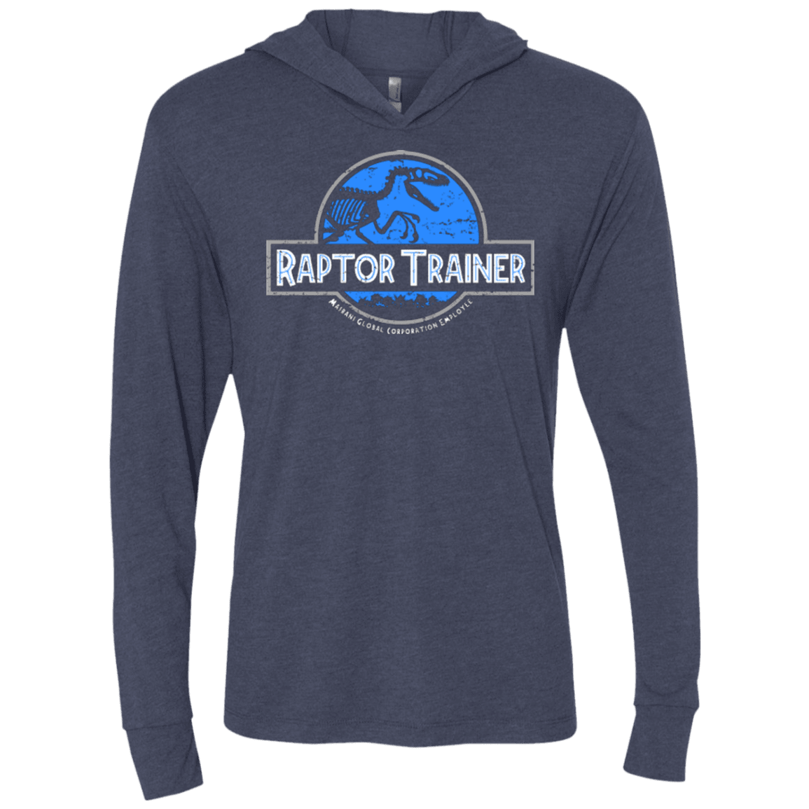T-Shirts Vintage Navy / X-Small Raptor Trainer Triblend Long Sleeve Hoodie Tee