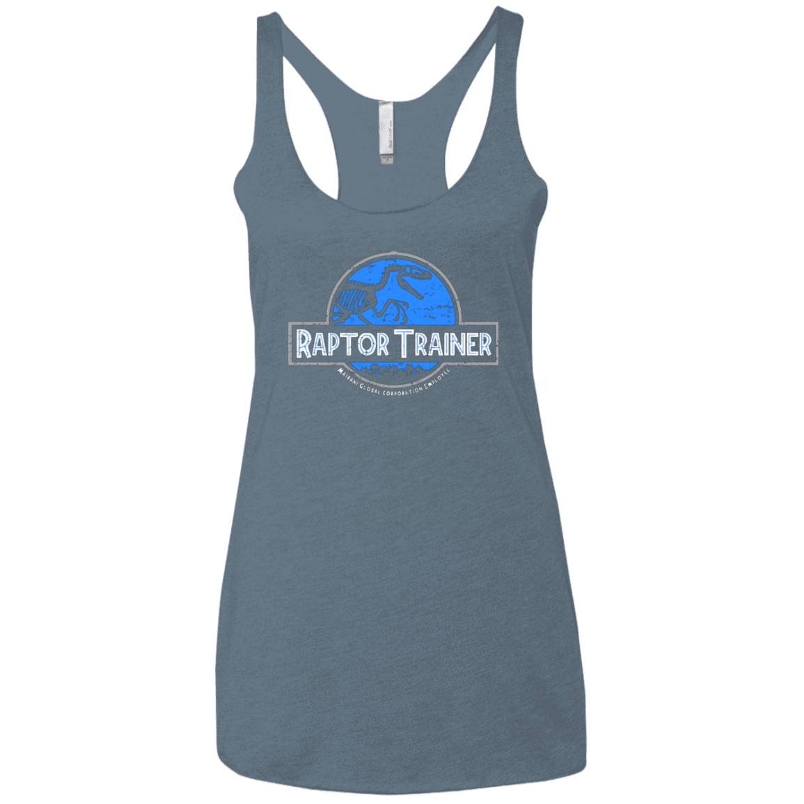 T-Shirts Indigo / X-Small Raptor Trainer Women's Triblend Racerback Tank