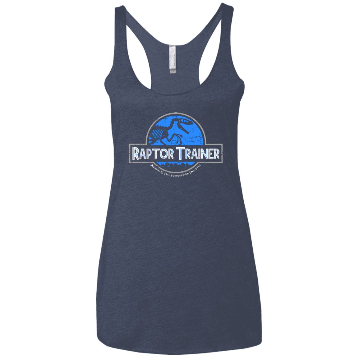 T-Shirts Vintage Navy / X-Small Raptor Trainer Women's Triblend Racerback Tank