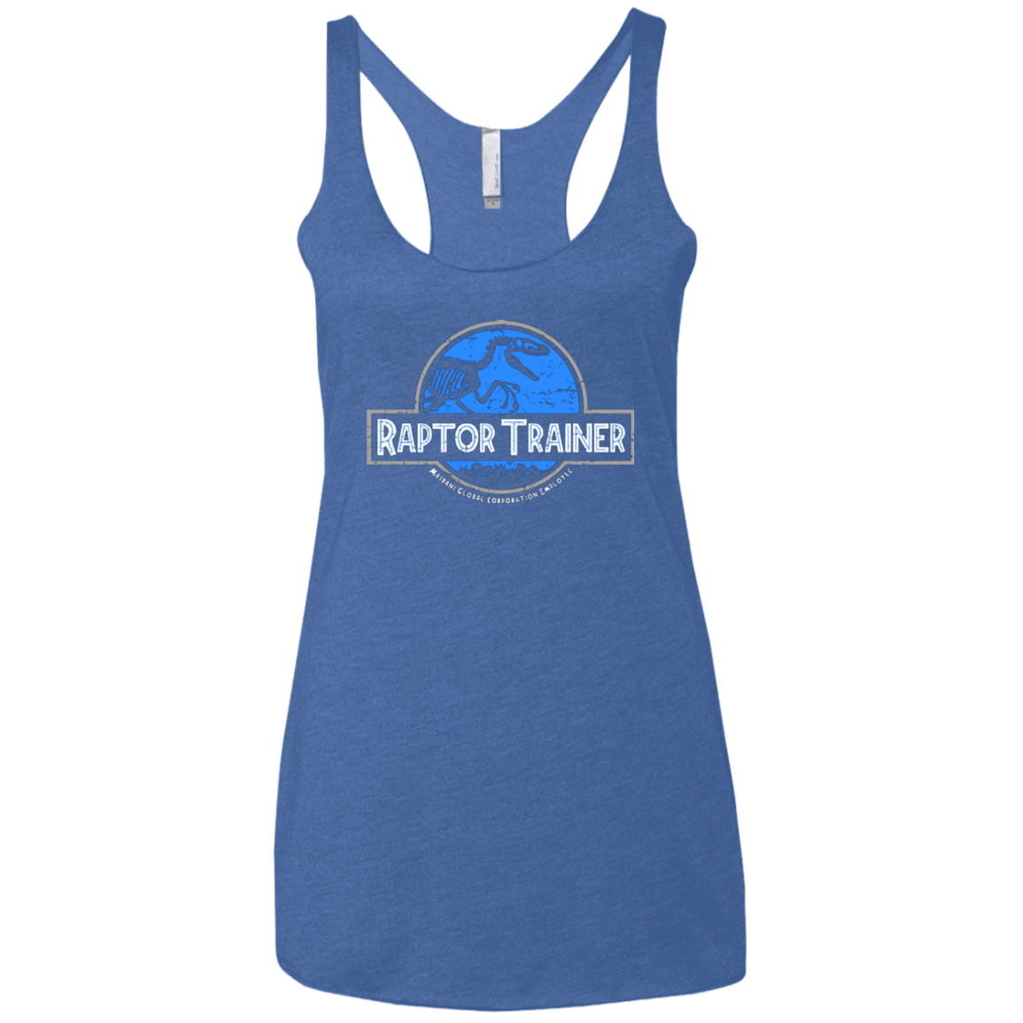 T-Shirts Vintage Royal / X-Small Raptor Trainer Women's Triblend Racerback Tank