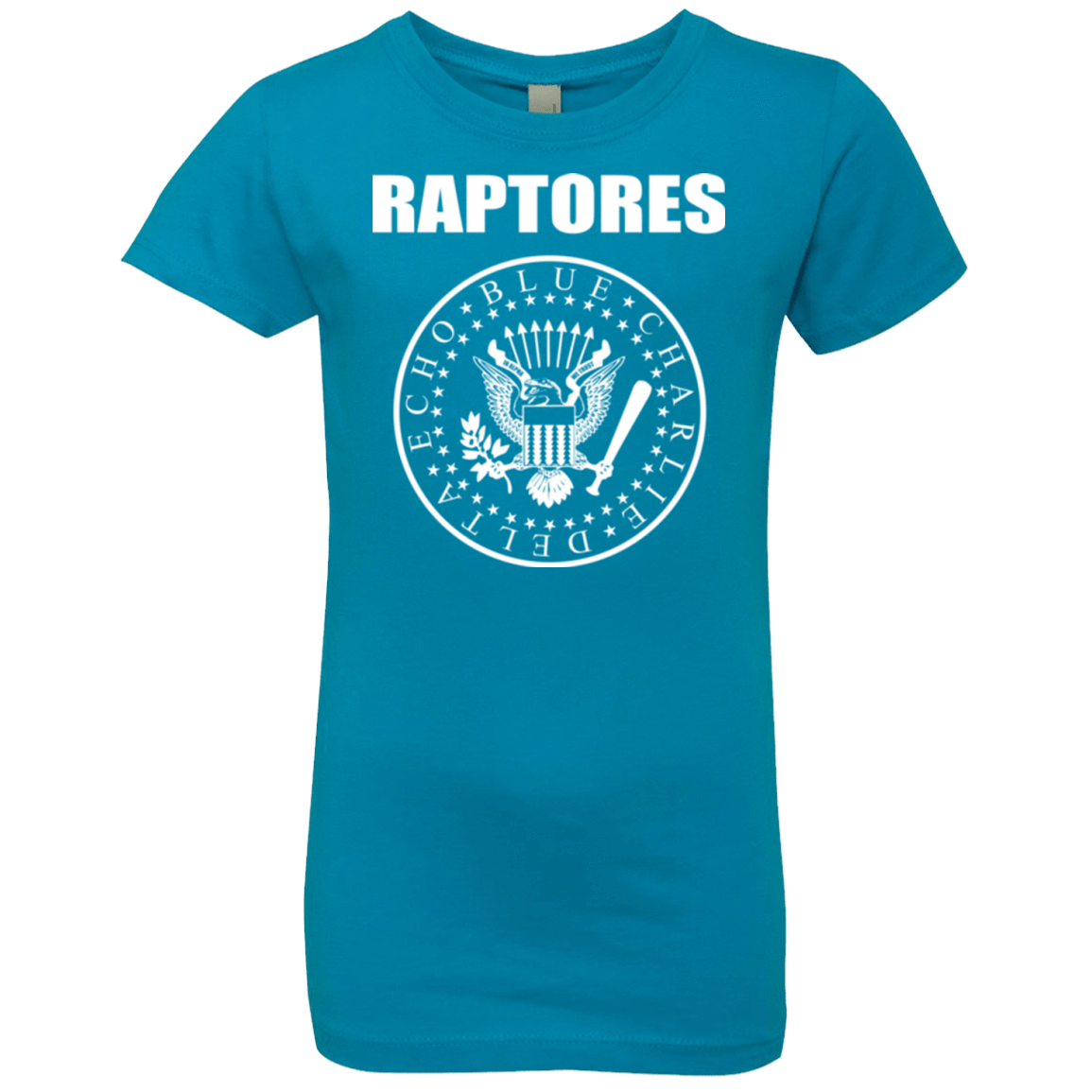 T-Shirts Turquoise / YXS Raptores Girls Premium T-Shirt