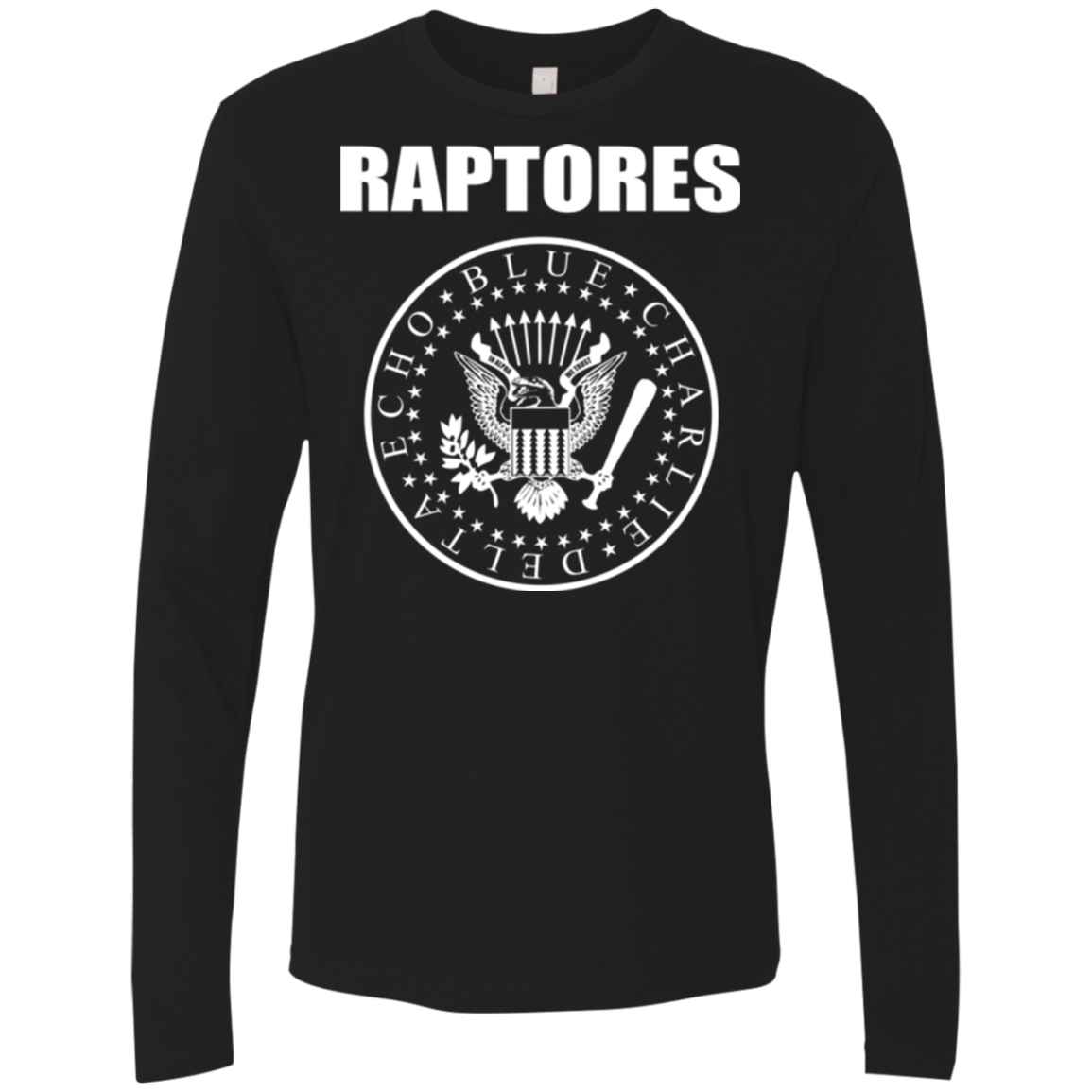 T-Shirts Black / Small Raptores Men's Premium Long Sleeve