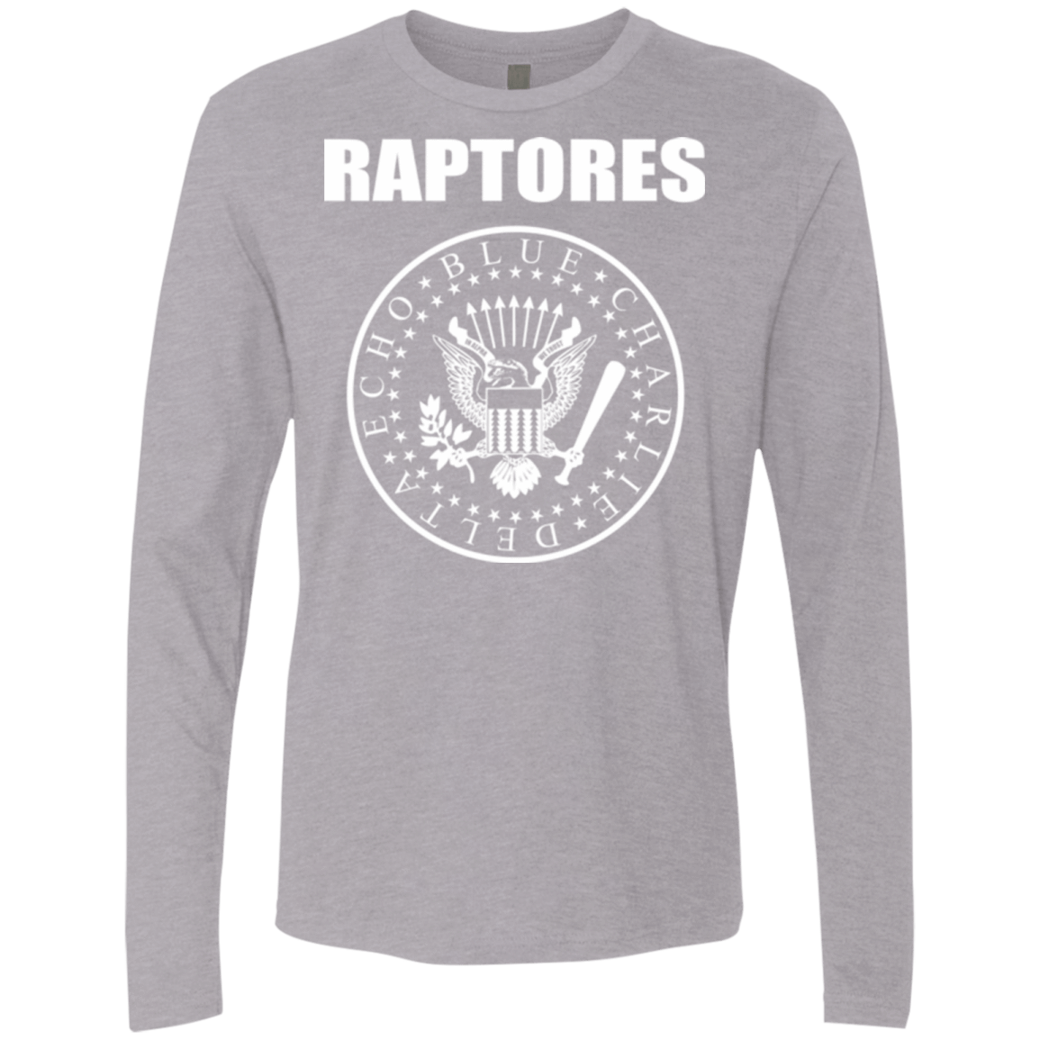 T-Shirts Heather Grey / Small Raptores Men's Premium Long Sleeve
