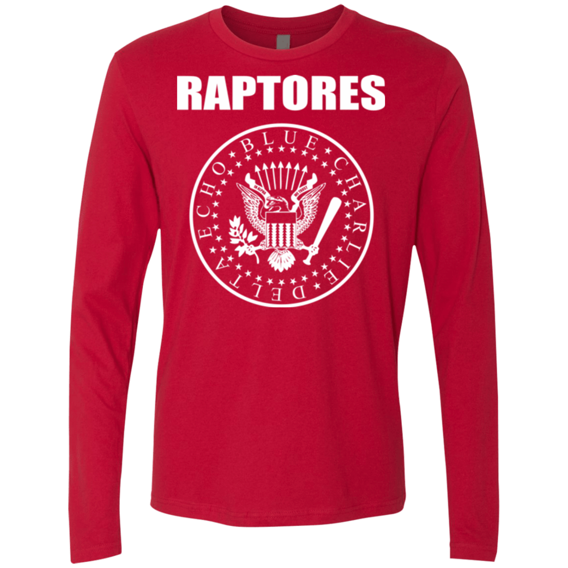 T-Shirts Red / Small Raptores Men's Premium Long Sleeve