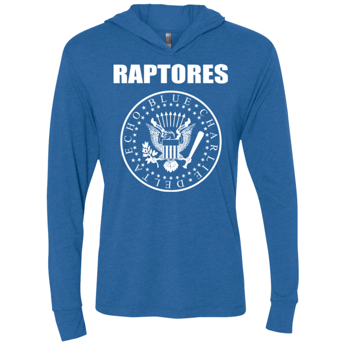 T-Shirts Vintage Royal / X-Small Raptores Triblend Long Sleeve Hoodie Tee
