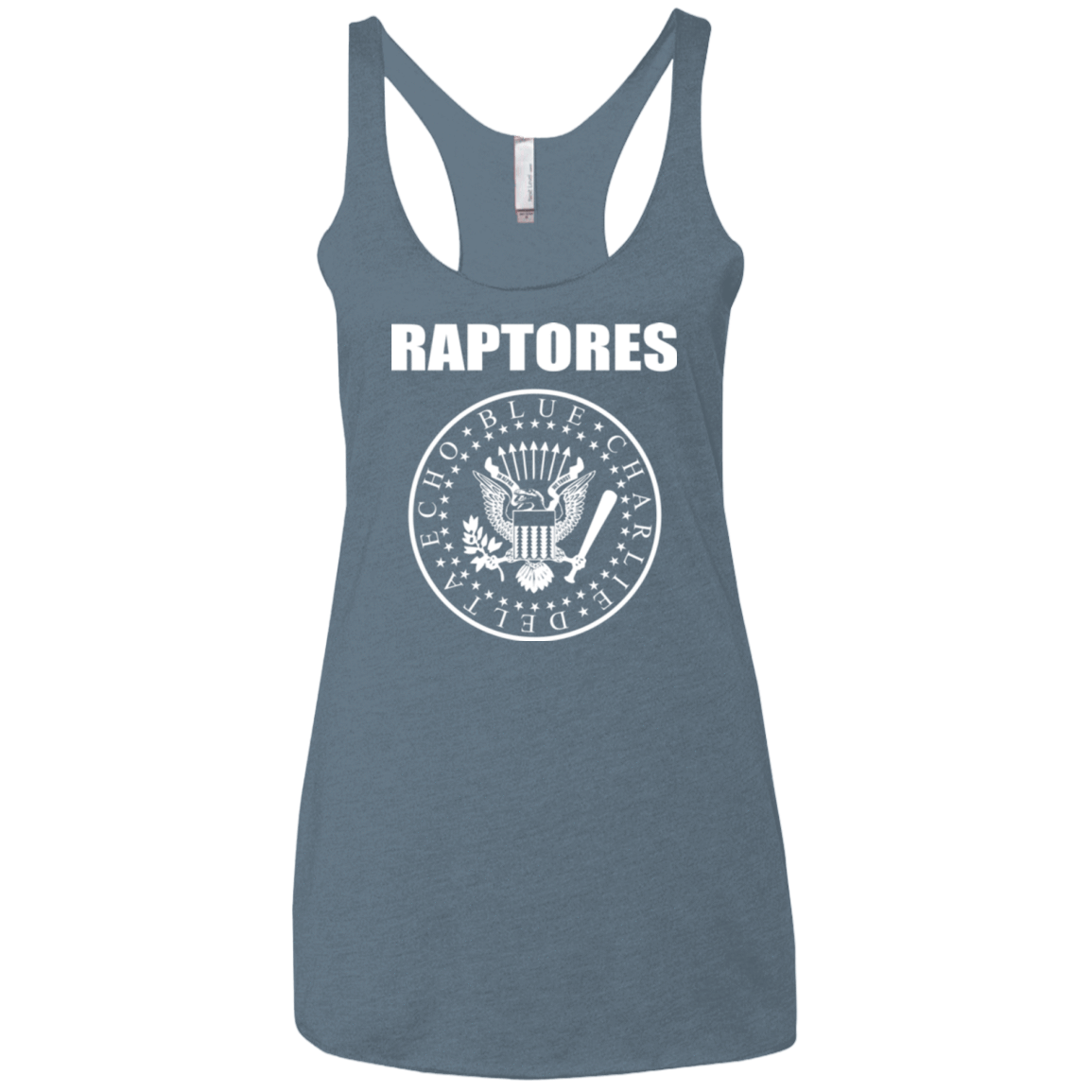 T-Shirts Indigo / X-Small Raptores Women's Triblend Racerback Tank