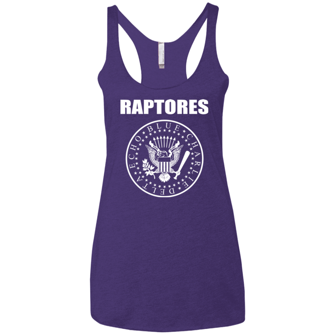 T-Shirts Purple / X-Small Raptores Women's Triblend Racerback Tank
