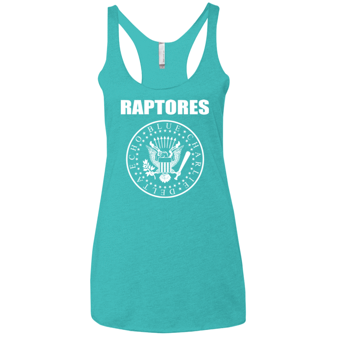 T-Shirts Tahiti Blue / X-Small Raptores Women's Triblend Racerback Tank