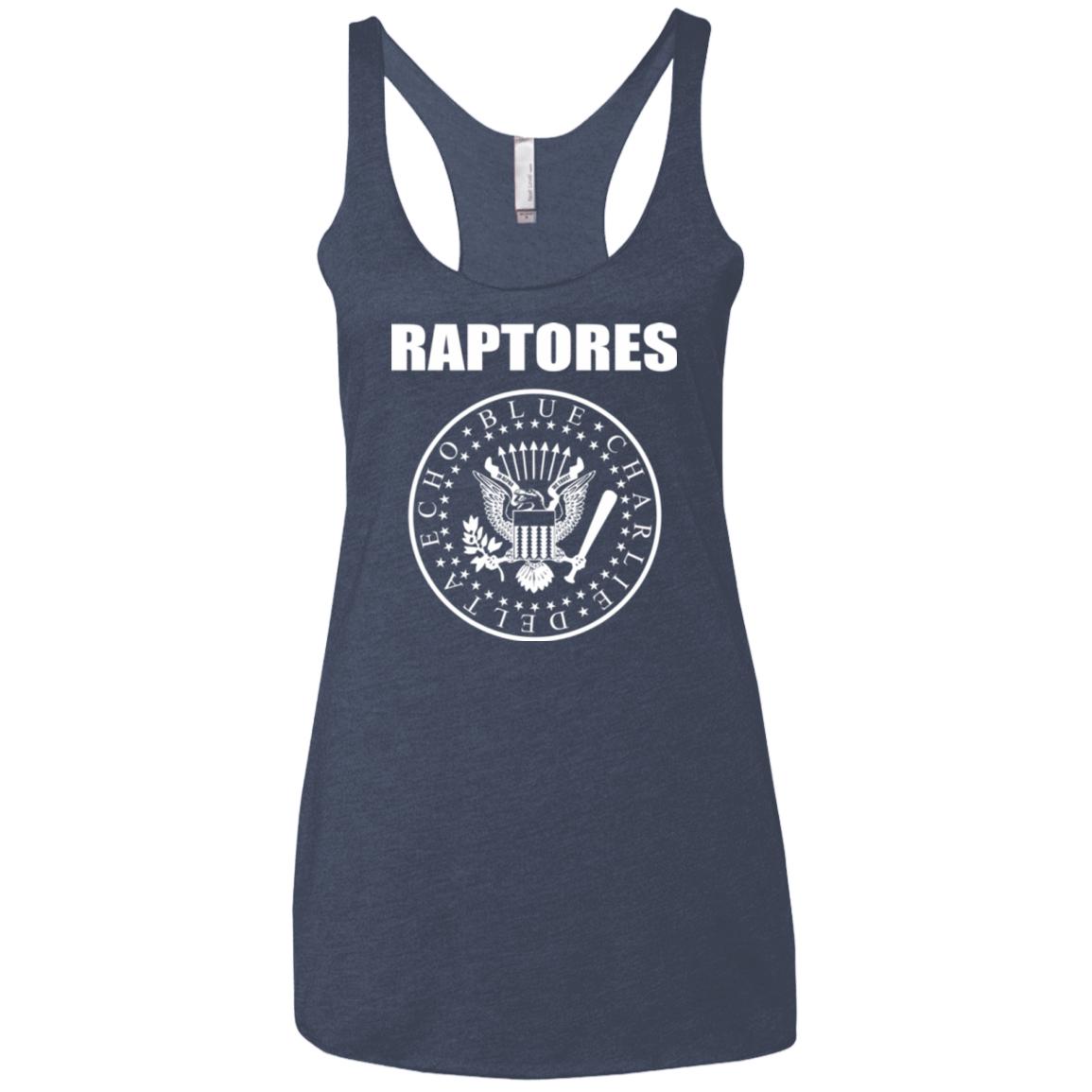 T-Shirts Vintage Navy / X-Small Raptores Women's Triblend Racerback Tank