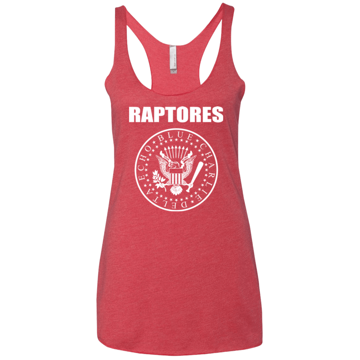 T-Shirts Vintage Red / X-Small Raptores Women's Triblend Racerback Tank