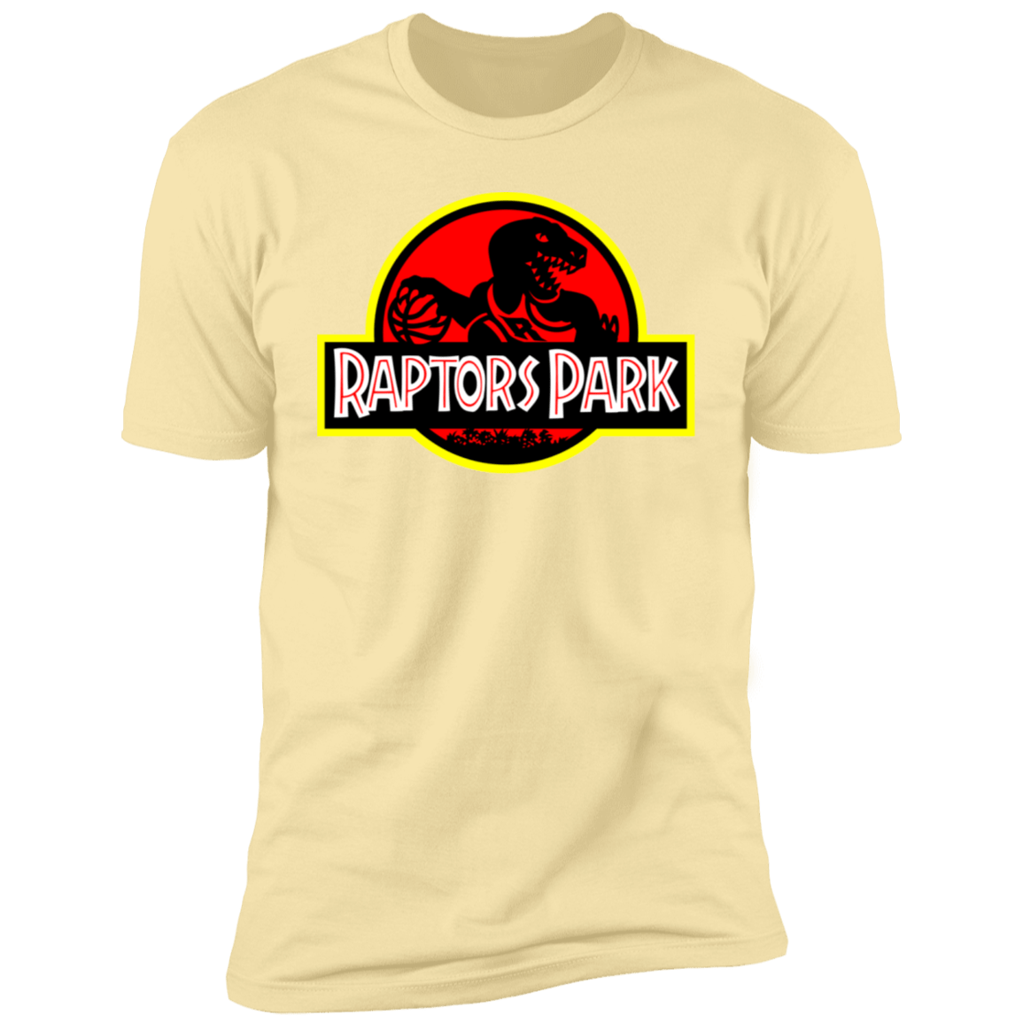 T-Shirts Banana Cream / S Raptors Park Men's Premium T-Shirt