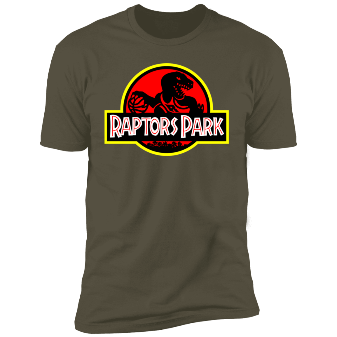 T-Shirts Military Green / S Raptors Park Men's Premium T-Shirt
