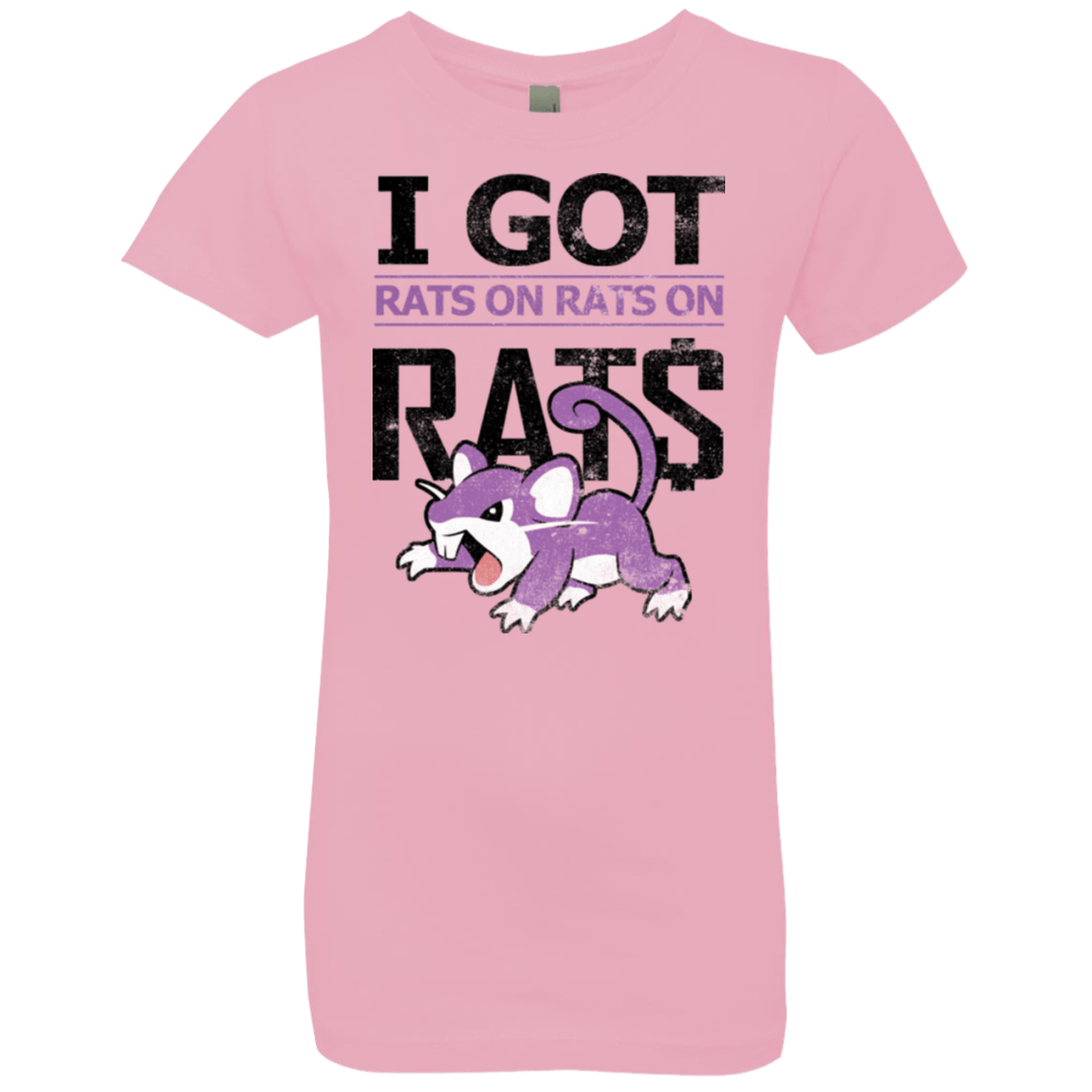 T-Shirts Light Pink / YXS Rats on rats on rats Girls Premium T-Shirt