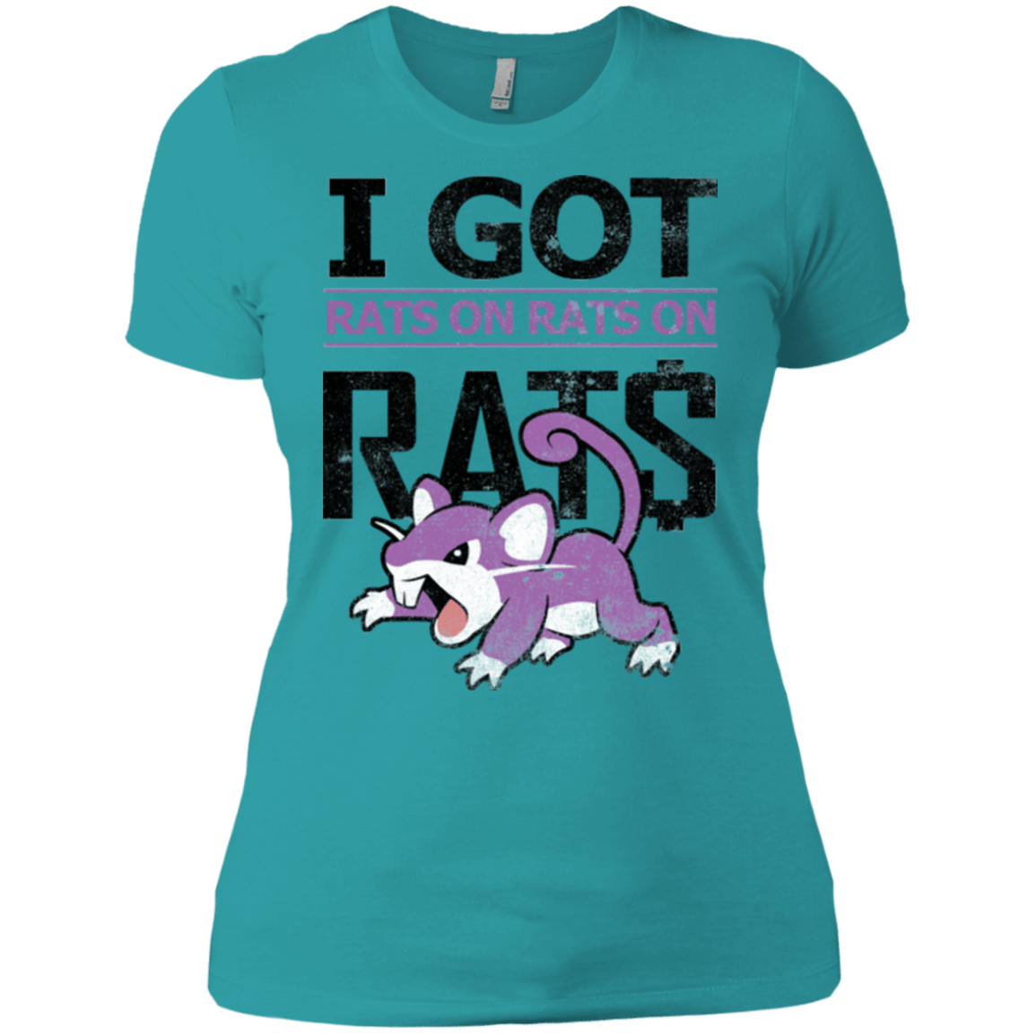 T-Shirts Tahiti Blue / X-Small Rats on rats on rats Women's Premium T-Shirt