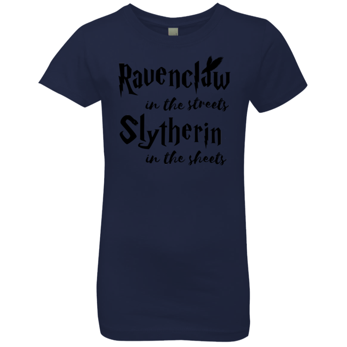 T-Shirts Midnight Navy / YXS Ravenclaw Streets Girls Premium T-Shirt