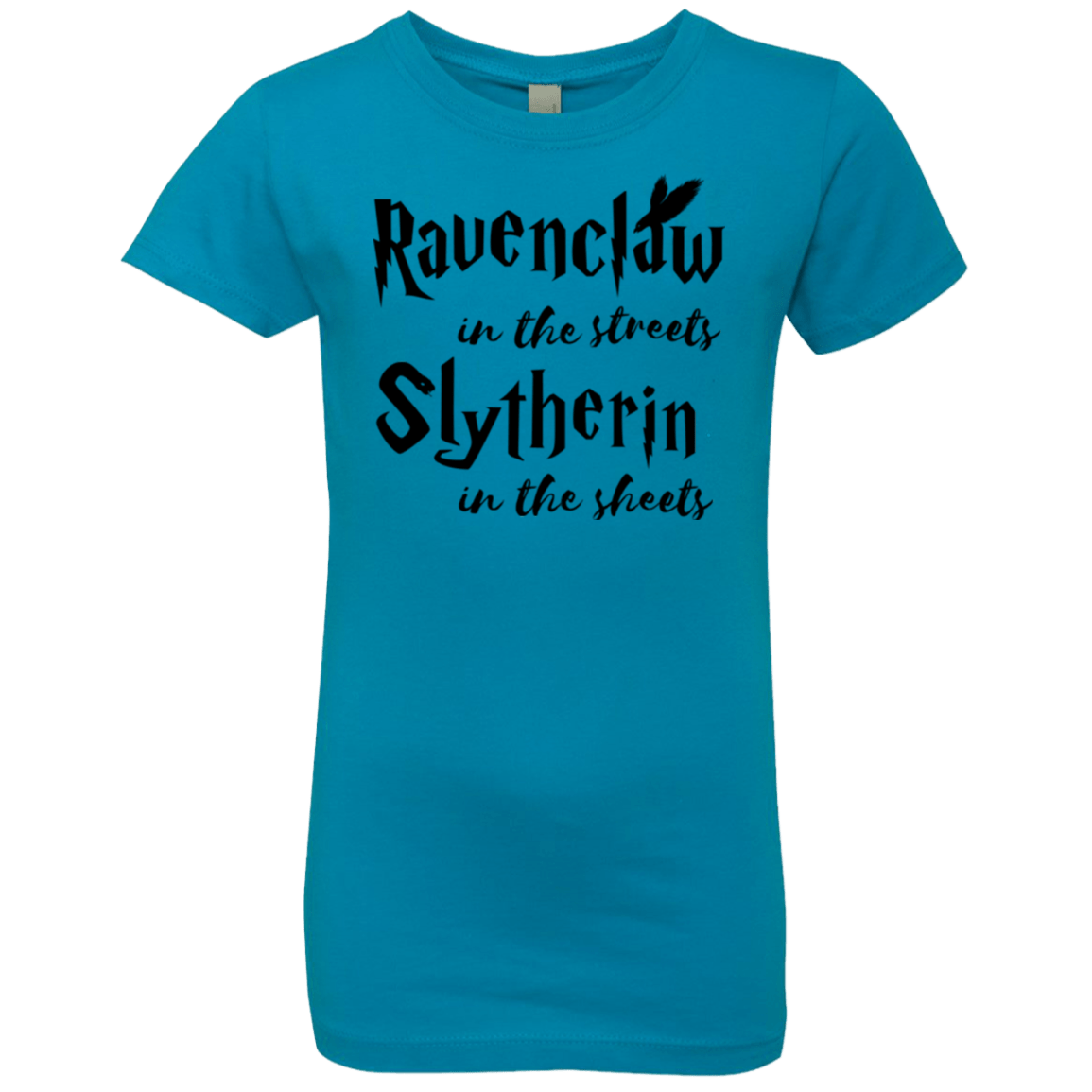T-Shirts Turquoise / YXS Ravenclaw Streets Girls Premium T-Shirt